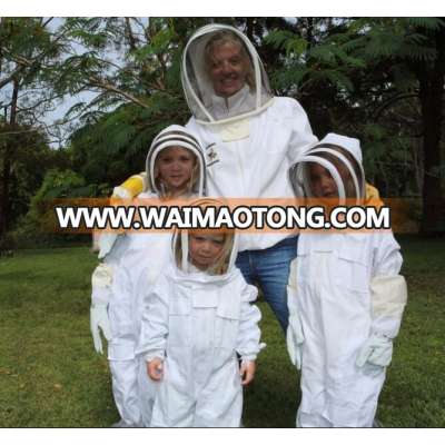 2018 Factory supplies custom made wholesale ventilated mesh vented adult children beekeeping honey bee suit